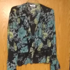 Blouse muti color flowered